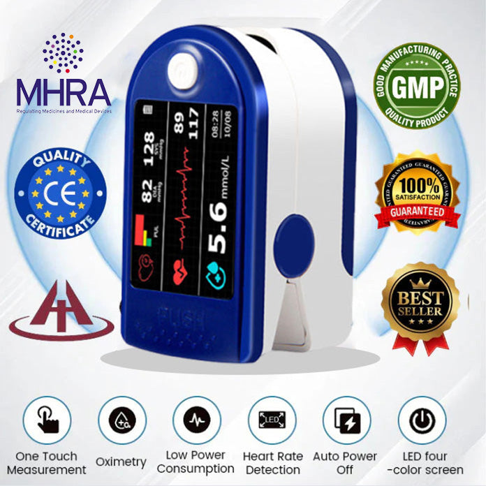 Accu-Tech™ Next-Generation Intelligent Multifunctional Non-Invasive Laser Blood Glucose Meter [99.9% Accuracy]💊